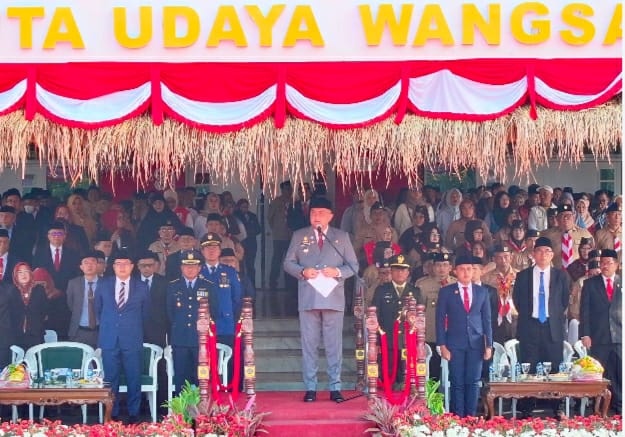 Bupati Bogor Suarakan Semangat Perjuangan Disetiap Pengibaran Bendera Merah Putih